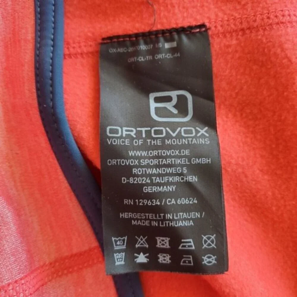 Ortovox Fleece Melange Wool-Blend Hoodie Jacket Size S - Picture 11 of 16